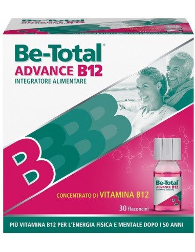 Be-total advance B12 integratore vitamina B12 30 flaconcini