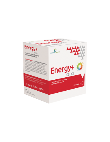 Energy+ ricarica integratore alimentare 20 bustine