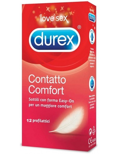 Durex Love Sex Contatto Comfort Profilattici 12 pezzi