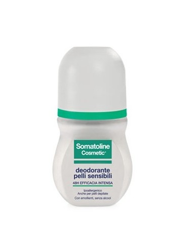Somatoline deodorante pelli sensibili roll on 50 ml