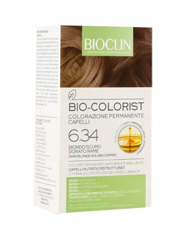 Bioclin Bio-Colorist 6.34 Biondo Scuro Dorato Rame