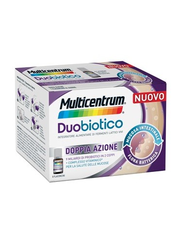 Multicentrum Duobiotico Integratore Fermenti Lattici 8 flaconcini