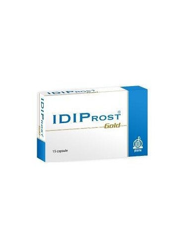 Idiprost Gold integratore alimentare prostata 15 capsule