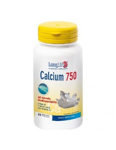 Longlife Calcium integratore alimentare 60 tavolette