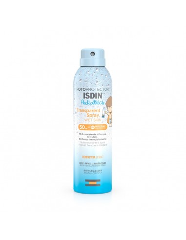 Isdin Fotoprotector Transparent Spray Wet Skin Pediatrics Spf50 250 ml