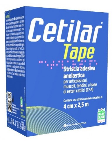 Pharmanutra Cetilar Tape Striscia Adesiva Anelastica 4 cm x 2,5 cm