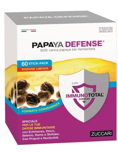 Zuccari Papaya Defense Difese Immunitarie 60 stick-pack