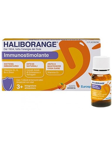 Haliborange integratore alimentare immunostimolante 10 flaconcini