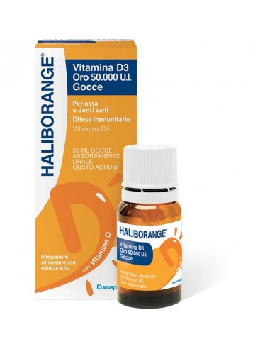 Haliborange Vitamina D3 Oro 50.000 U.I. in gocce 30 ml