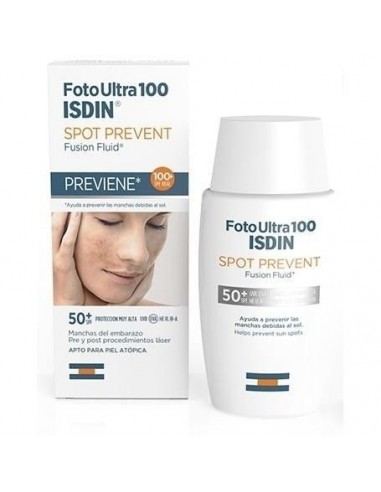 Isdin Fotoultra 100 Spot Prevent Fusion Fluid Spf 50+ 50 ml