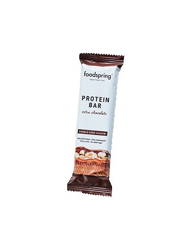 Foodspring Protein Bar Doppio Cioccolato e Anacardi 65 g