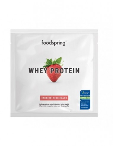 Foodspring Whey Protein Fragola monodose 30 g