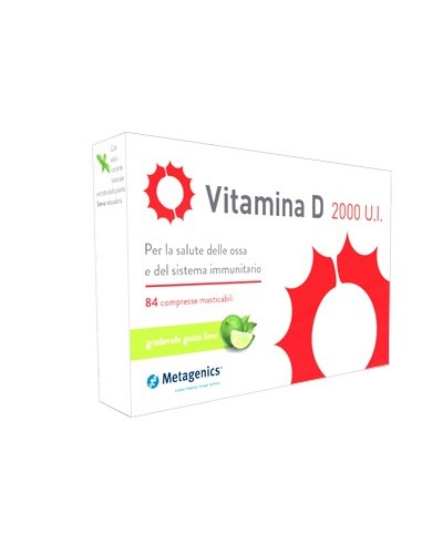 Metagenics Vitamina D 2000 U.I. Integratore Alimentare 84 compresse