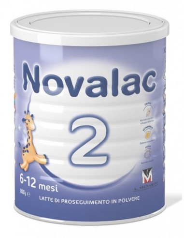 Menarini Novalac 2 Latte Crescita 6-12 mesi 800 g