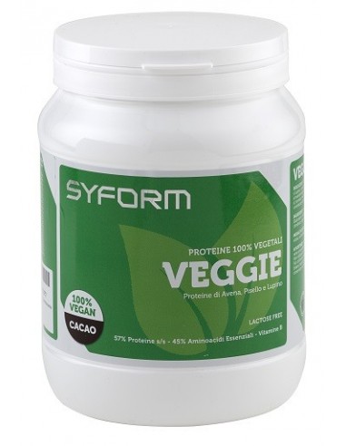 Syform Veggie Integratore Proteine Vegetali Cacao 450 g