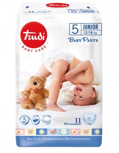 Trudi Baby Care Baby Pants Junior 12/18 Kg 11 mutandine