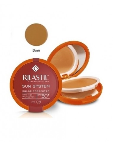 Rilastil Sun System Crema Compatta Uniformante Spf50+ Dorè 10 g