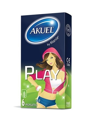 Akuel By Manix Play Profilattici 6 pezzi