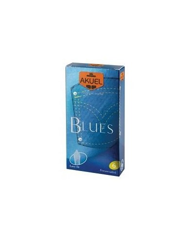 Akuel Blues Preservativi 6 pezzi