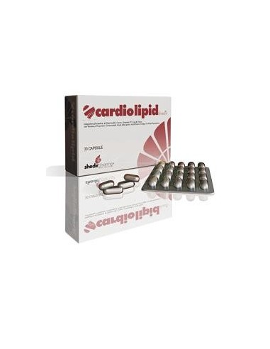 ShedirPharma Cardiolipid integratore alimentare colesterolo 30 capsule