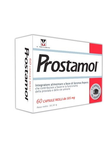 Menarini Prostamol integratore benessere prostata 60 capsule molli