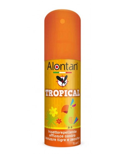 Alontan Tropical Spray contro Zecche e Zanzare Tigre 75 ml
