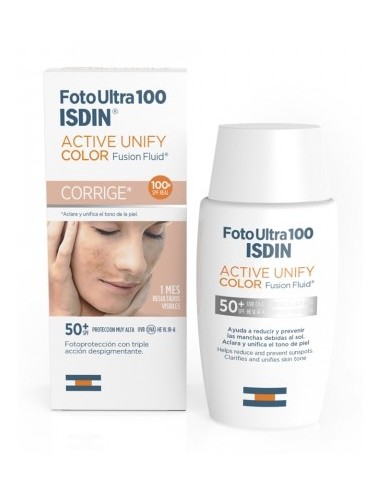 Isdin Fotoultra Active Unify Color Fusion Fluid Spf 100+ 50 ml