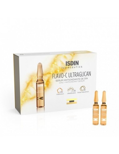 Isdin Isdinceutics Flavo-C Ultraglican Siero Antiossidante 10 fiale