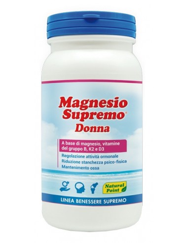 Natural Point Magnesio Supremo Donna Integratore Alimentare 150 g