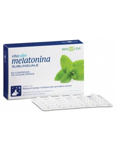 Bios Line Vitacalm Melatonina sublinguale 60 compresse
