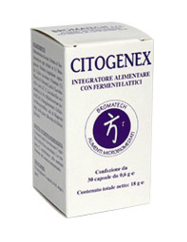 Citogenex Integratore Alimentare Fermenti Lattici 30 capsule