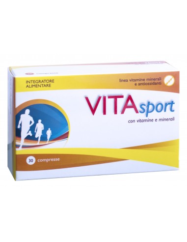 Vita sport integratore vitamine e minerali 30 compresse