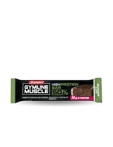 Enervit Gymline Muscle HighProtein Bar 50% Brownie 60 g