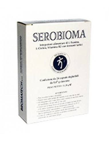 Serobioma Integratore Fermenti Lattici e Vitamina B2 24 capsule