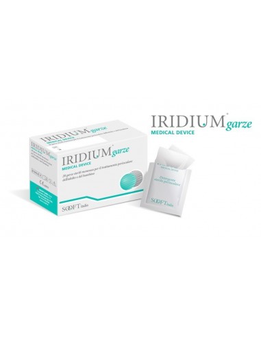 Iridium garze oculari medicate